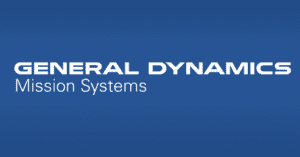 A blue background with the words general dynamics information systems.